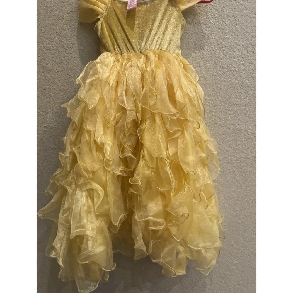 Princess Costume Belle Inspired Outfit Girls Size 5-6 Dream Play Imagine